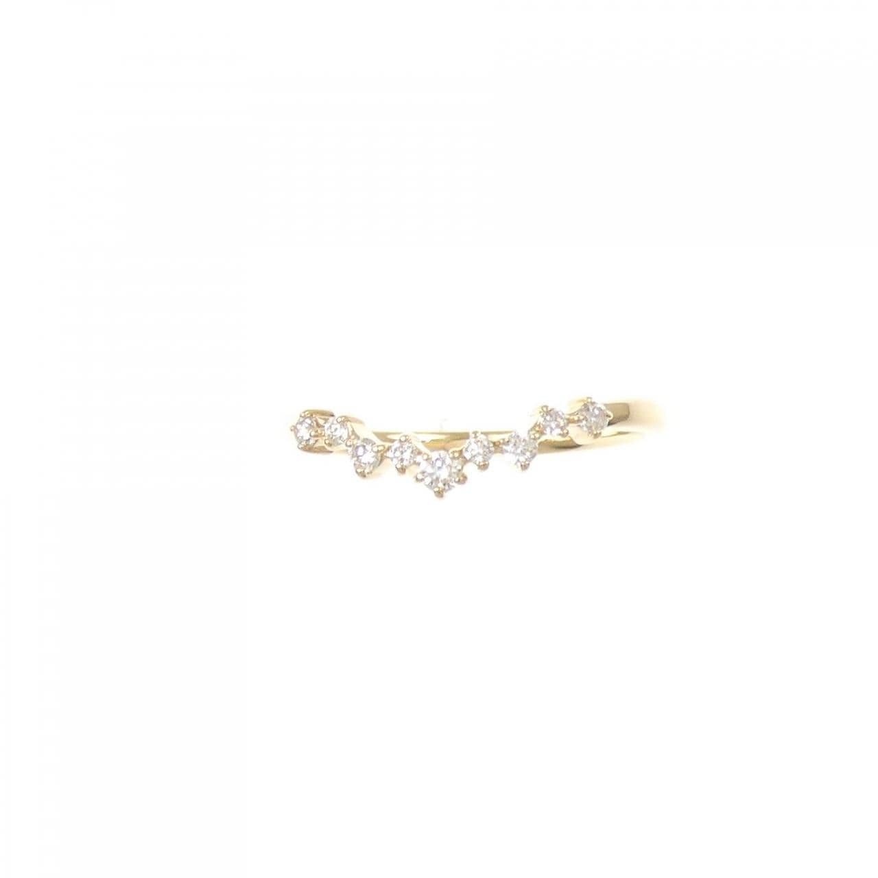 K18YG ダイヤモンド リング 0.11CT