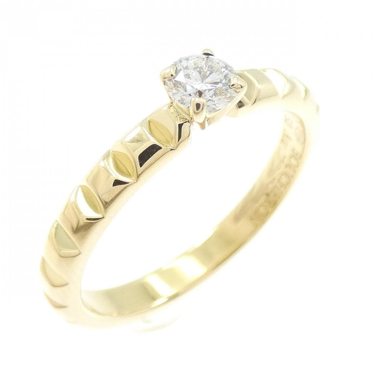 ブシュロン クル ド パリ ソリテール リング 0.21CT F VS1 3EXT