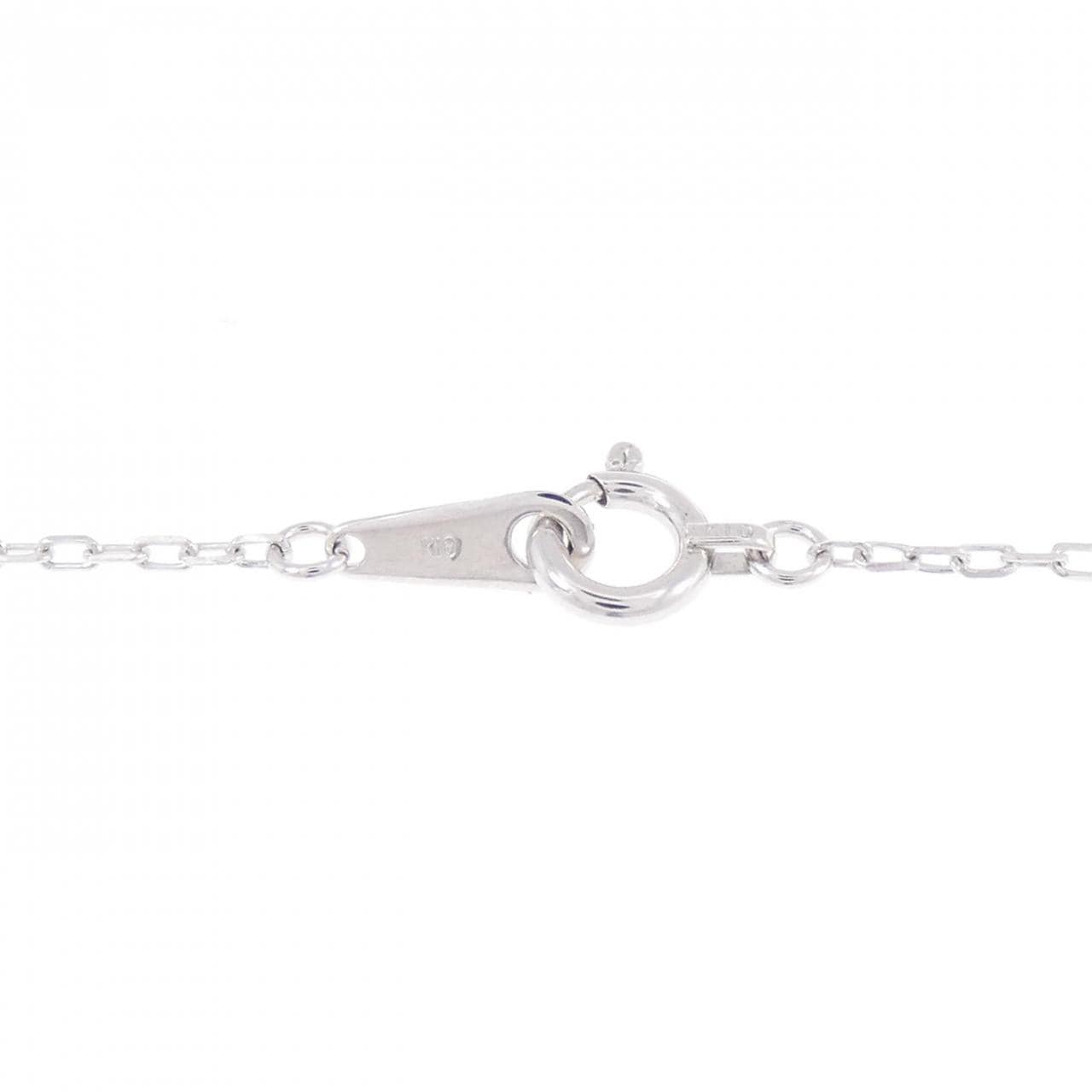 K10WG ハート キュービック ブレスレット