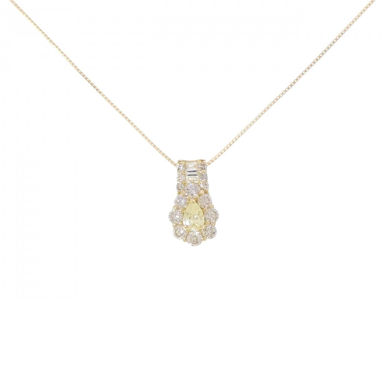 K18YG ダイヤモンド ネックレス 0.70CT
