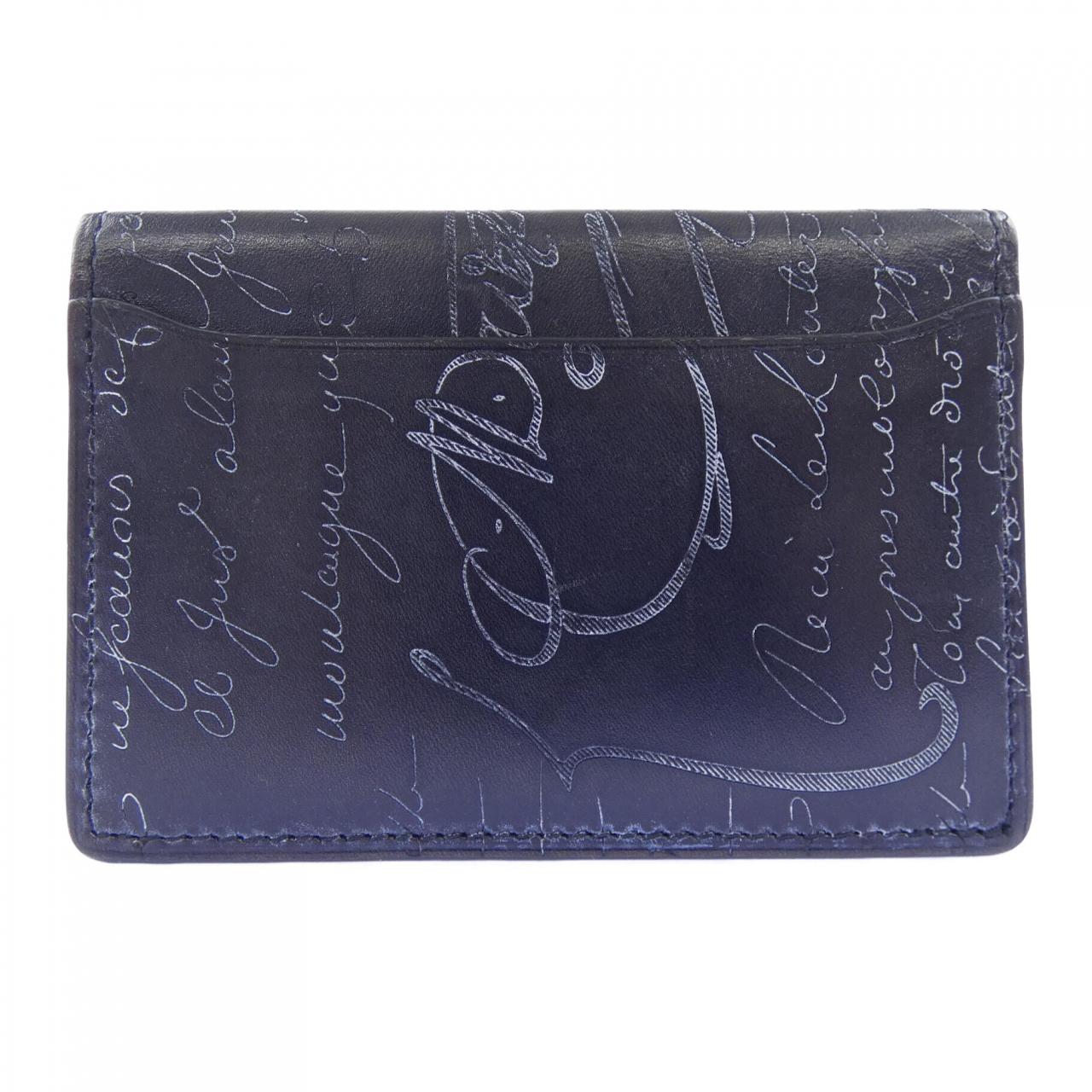 ベルルッティ Berluti スクリット ジャグアフラップカードホルダー CARD CASE