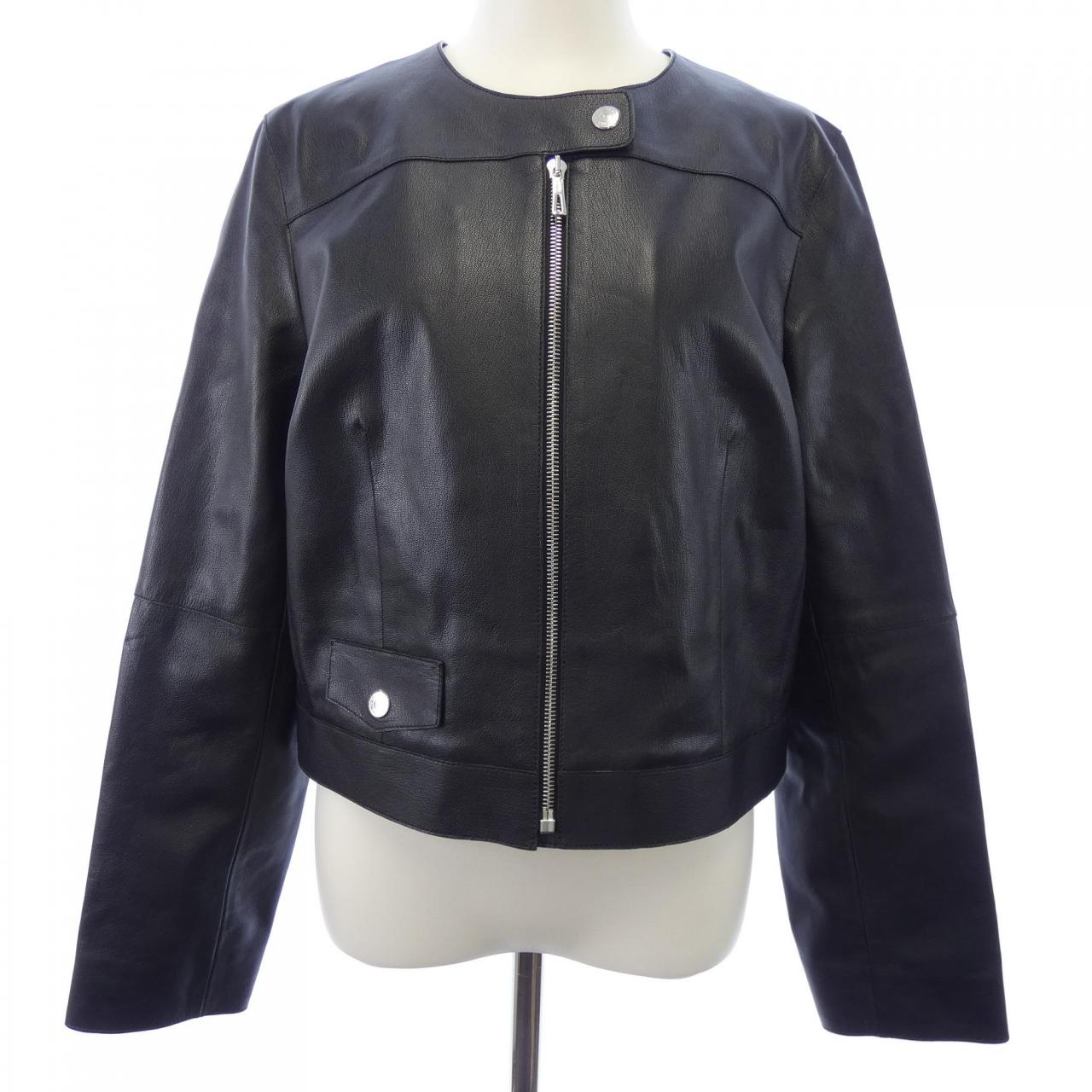 エルメス HERMES クルードセル カルトゥッシュ 6E1238D7 レザージャケット