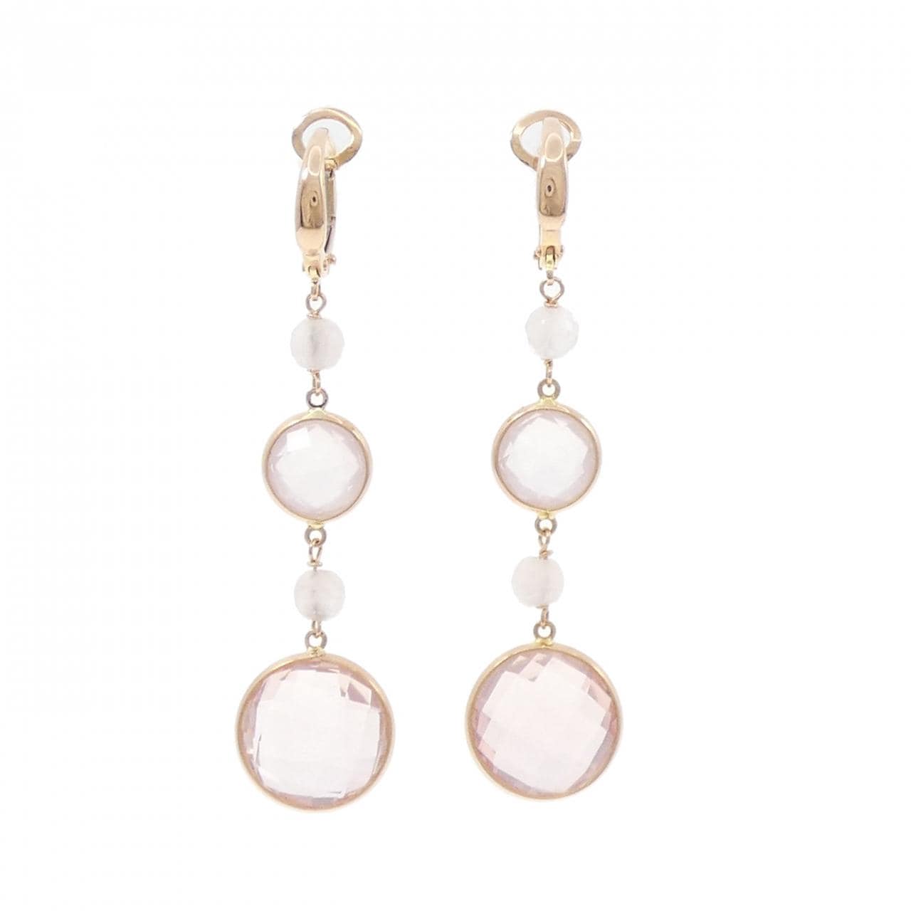 750PG Rose Quartz Earrings