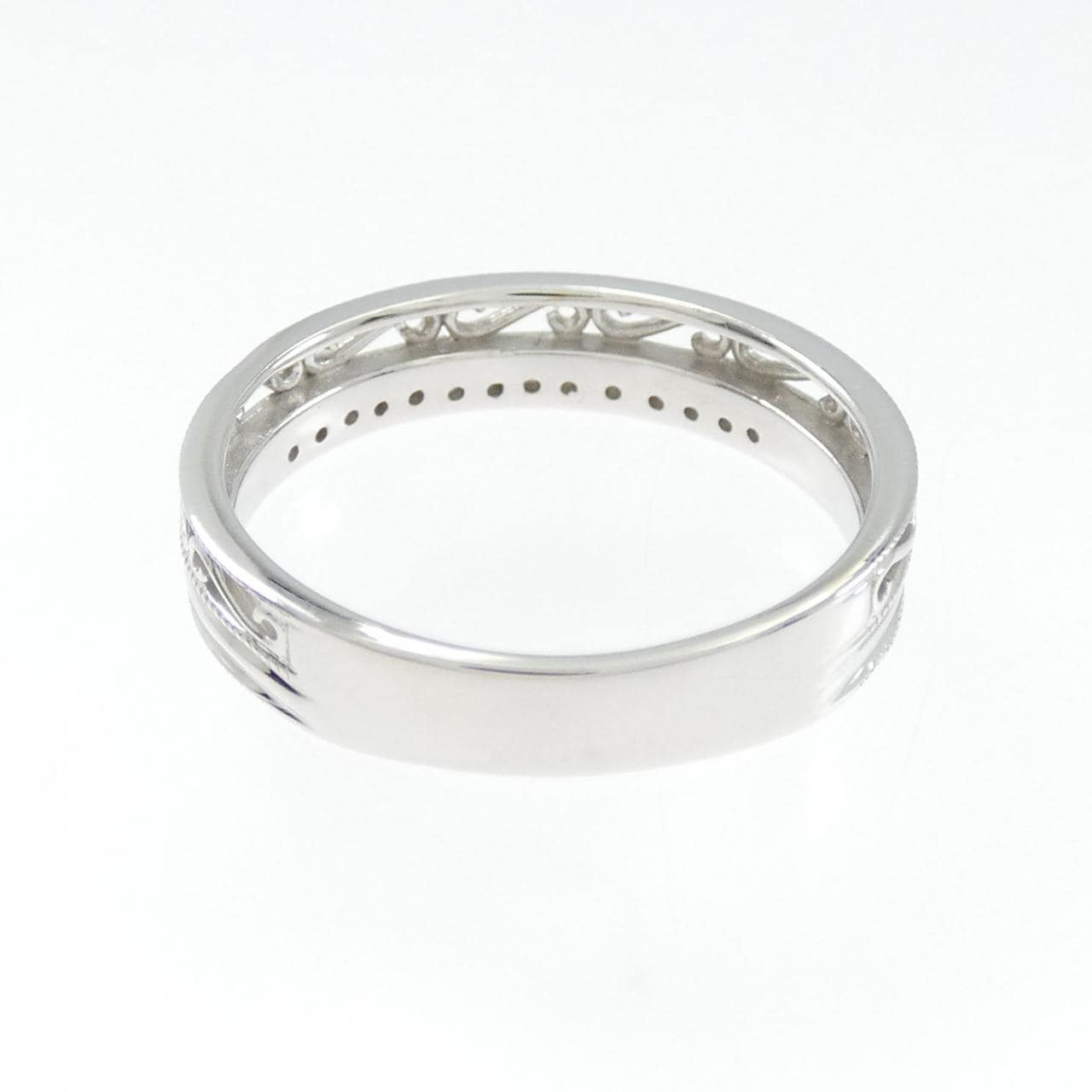 K18WG ダイヤモンド リング 0.09CT