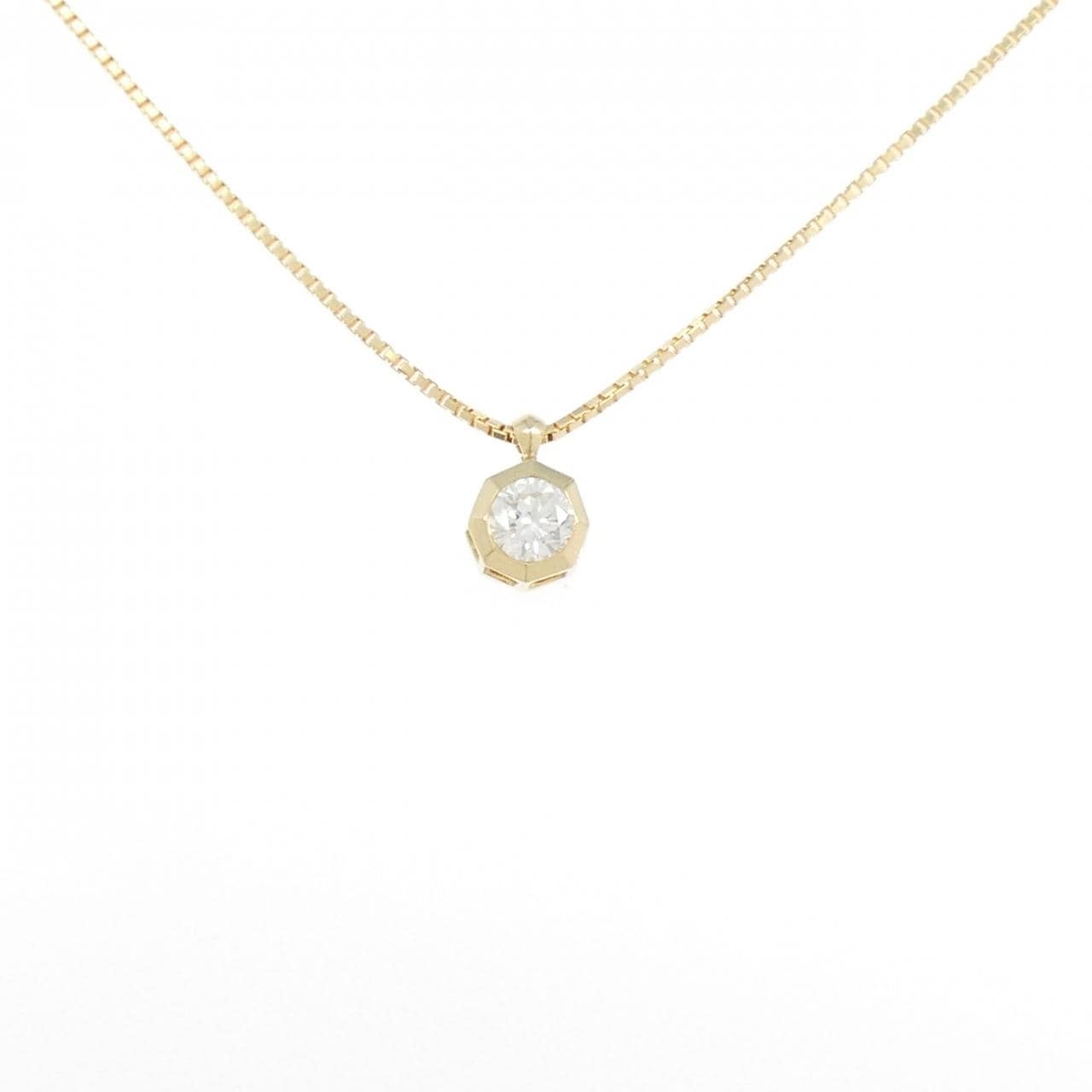 K18YG ダイヤモンド ネックレス 0.43CT
