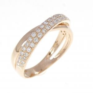 K18PG ダイヤモンド リング 0.30CT