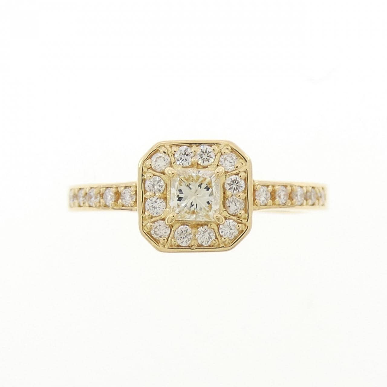 K18YG ダイヤモンド リング 0.17CT