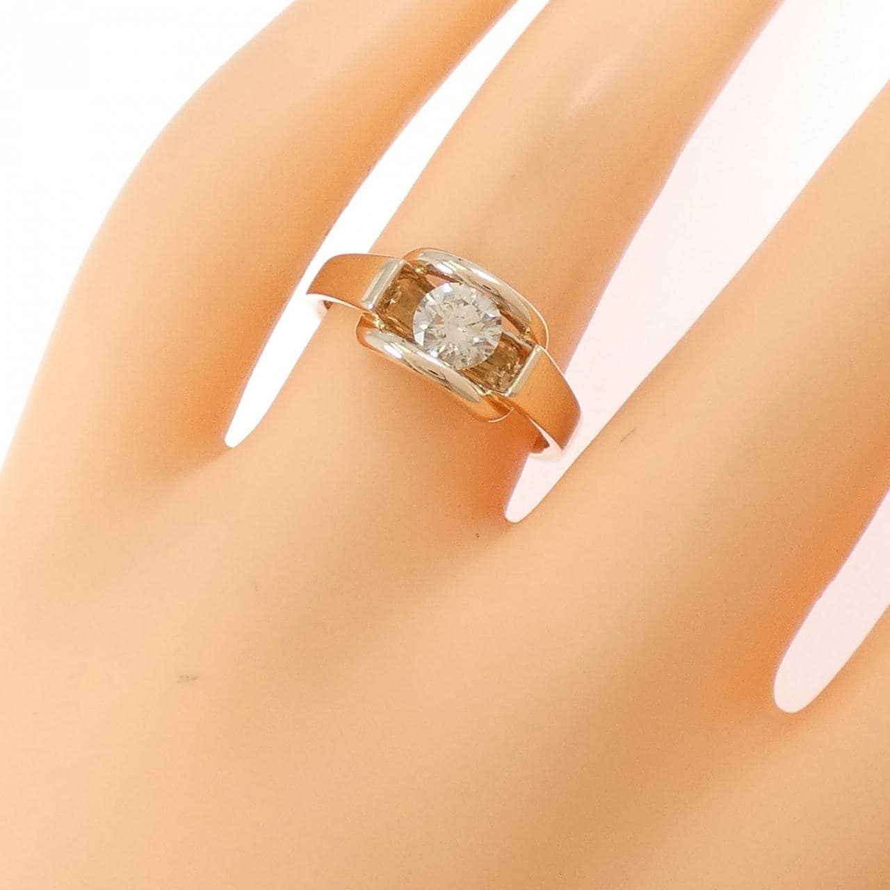 K18PG ダイヤモンド リング 0.559CT