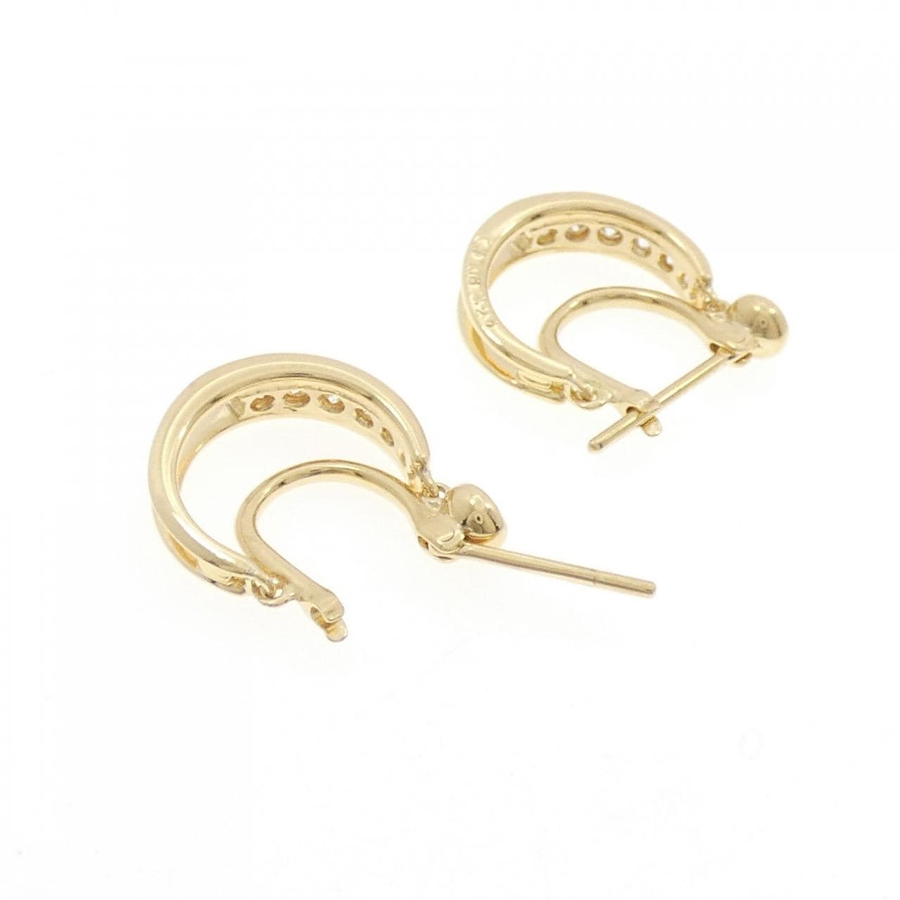 K18YG ダイヤモンド ピアス 0.52CT