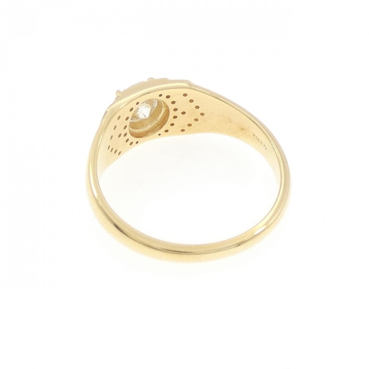 【新品】K18YG ダイヤモンド リング 0.72CT