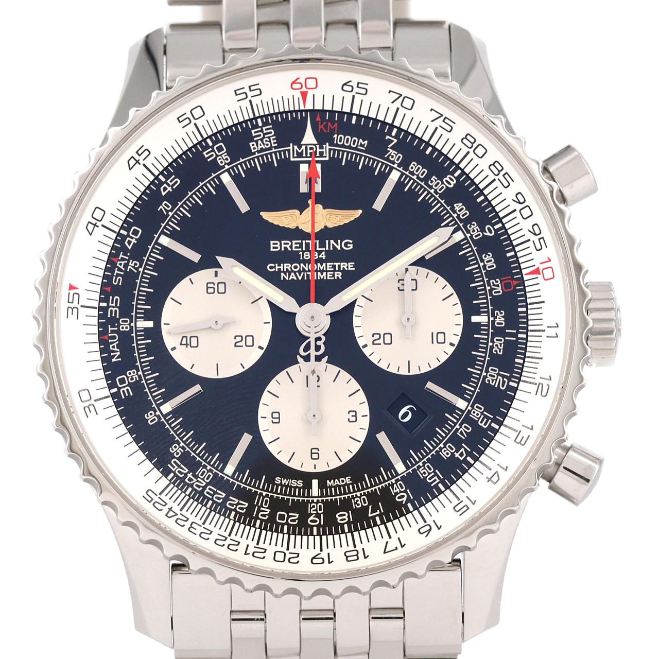 ブライトリング ナビタイマー01 46MM AB0127/A017B09NP SS 自動巻