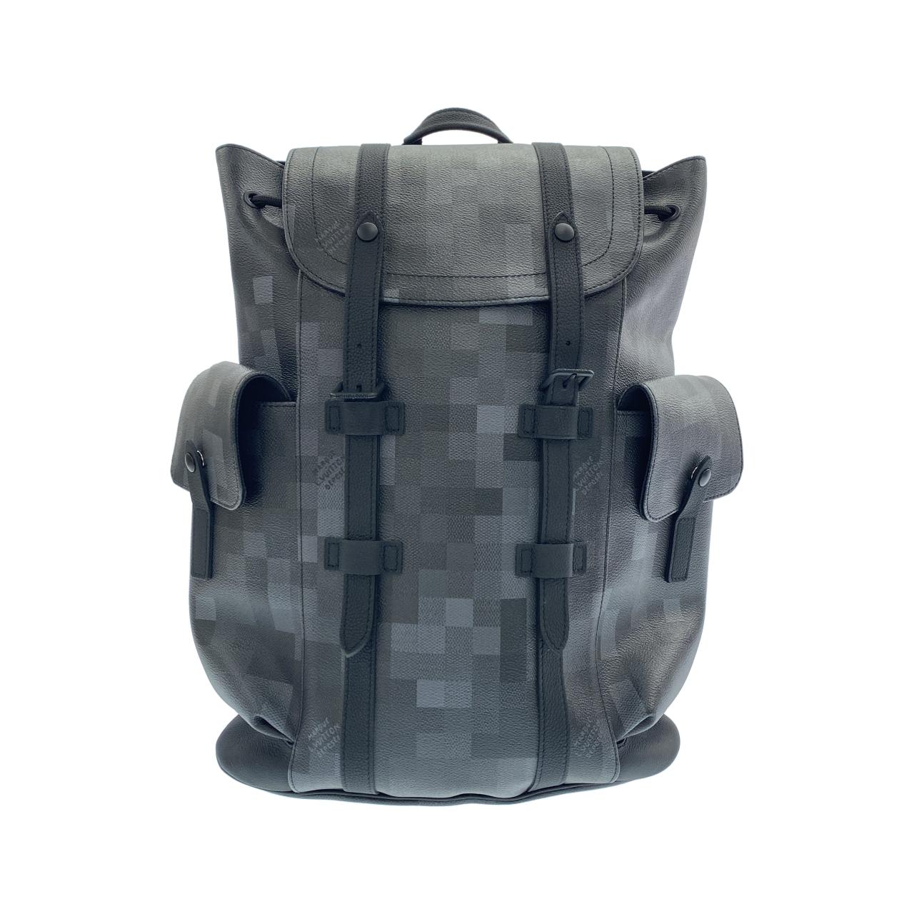 ルイヴィトン ダモフラージュ ブラック クリストファー MM M14952 リュックサック