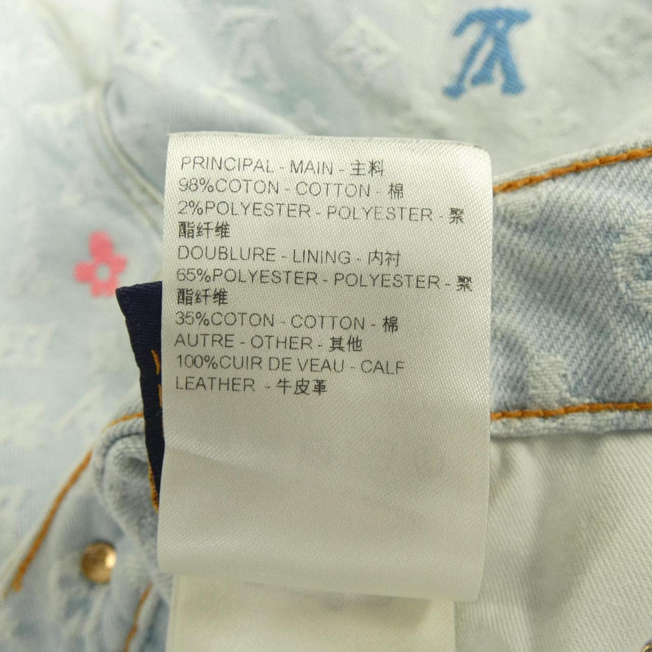 ルイヴィトン LOUIS VUITTON HRD01WKCB ジーンズ