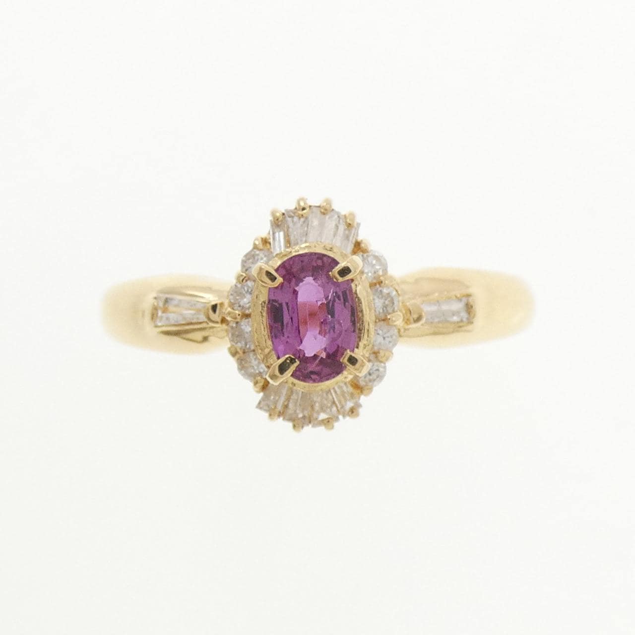 K18YG サファイヤ リング