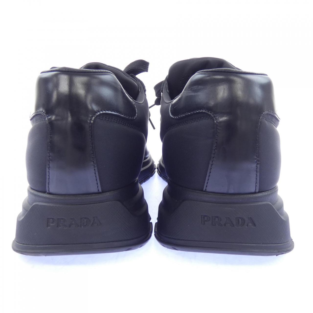 プラダ PRADA ブラッシュドレザースニーカー 2EE369 トライアングルロゴ スニーカー