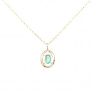 K10YG Emerald Necklace