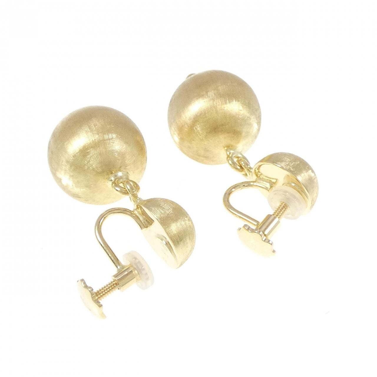 750YG earrings