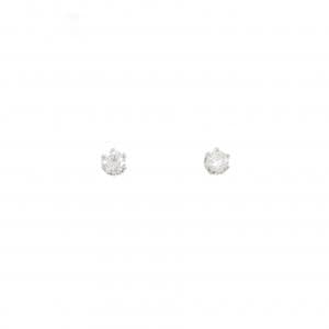 PT900 ソリティア ダイヤモンド ピアス 0.30CT