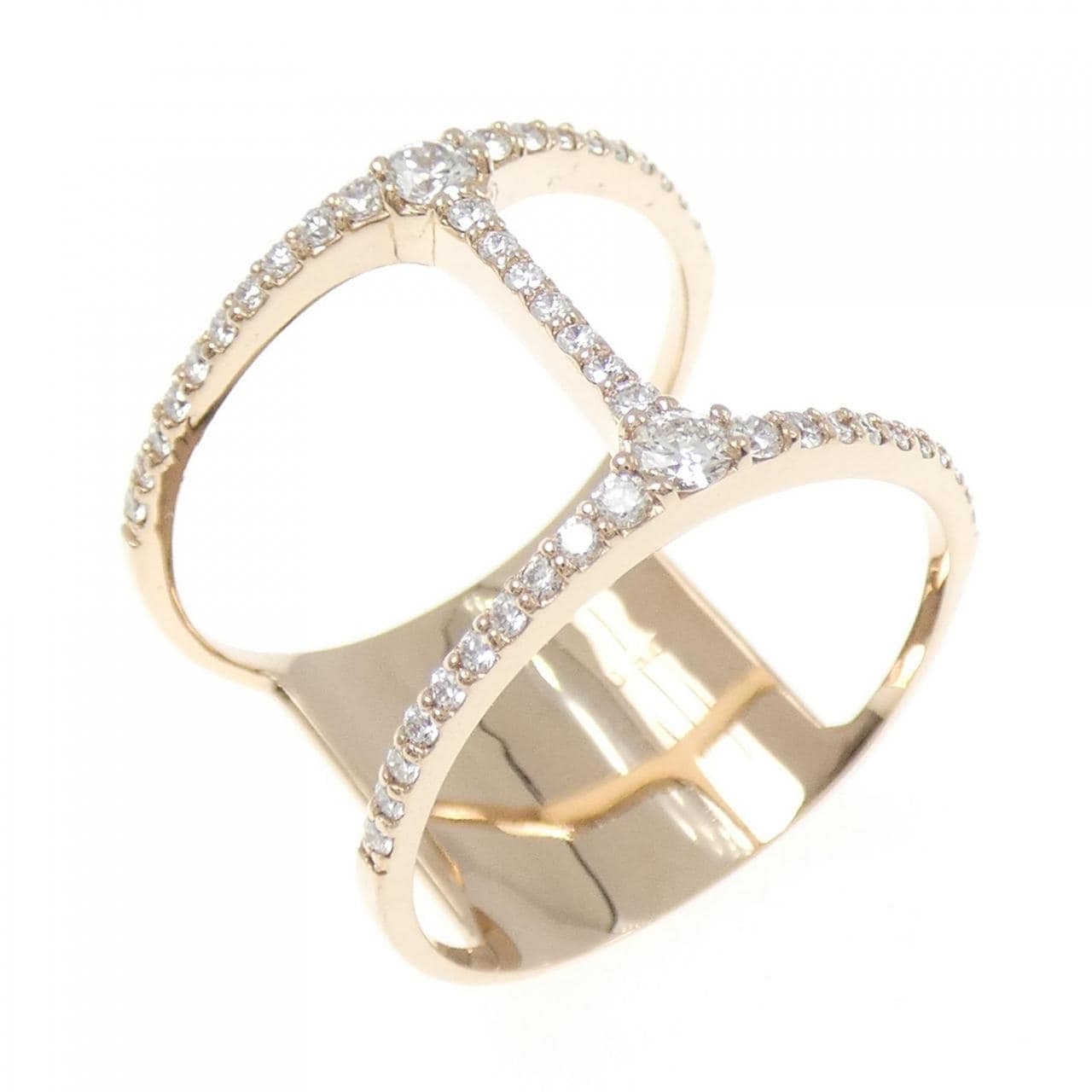 K18PG ダイヤモンド リング 0.50CT