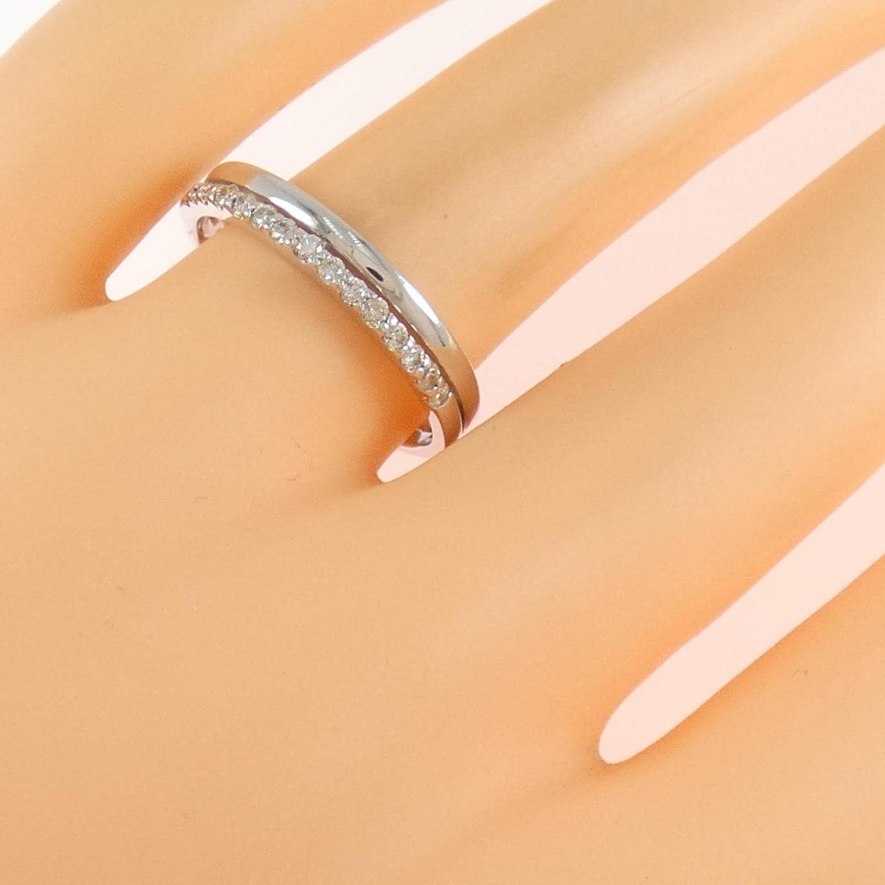 K18WG ダイヤモンド リング 0.20CT