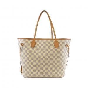 LOUIS VUITTON Damier Azure Neverfull 中号包 N51107