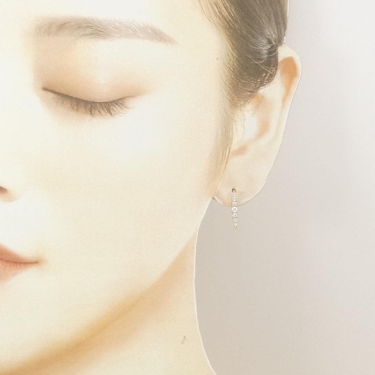 【リメイク】K18YG ダイヤモンド ピアス 0.30CT