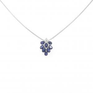 ジーエスティービー サファイヤ ネックレス 1.30CT