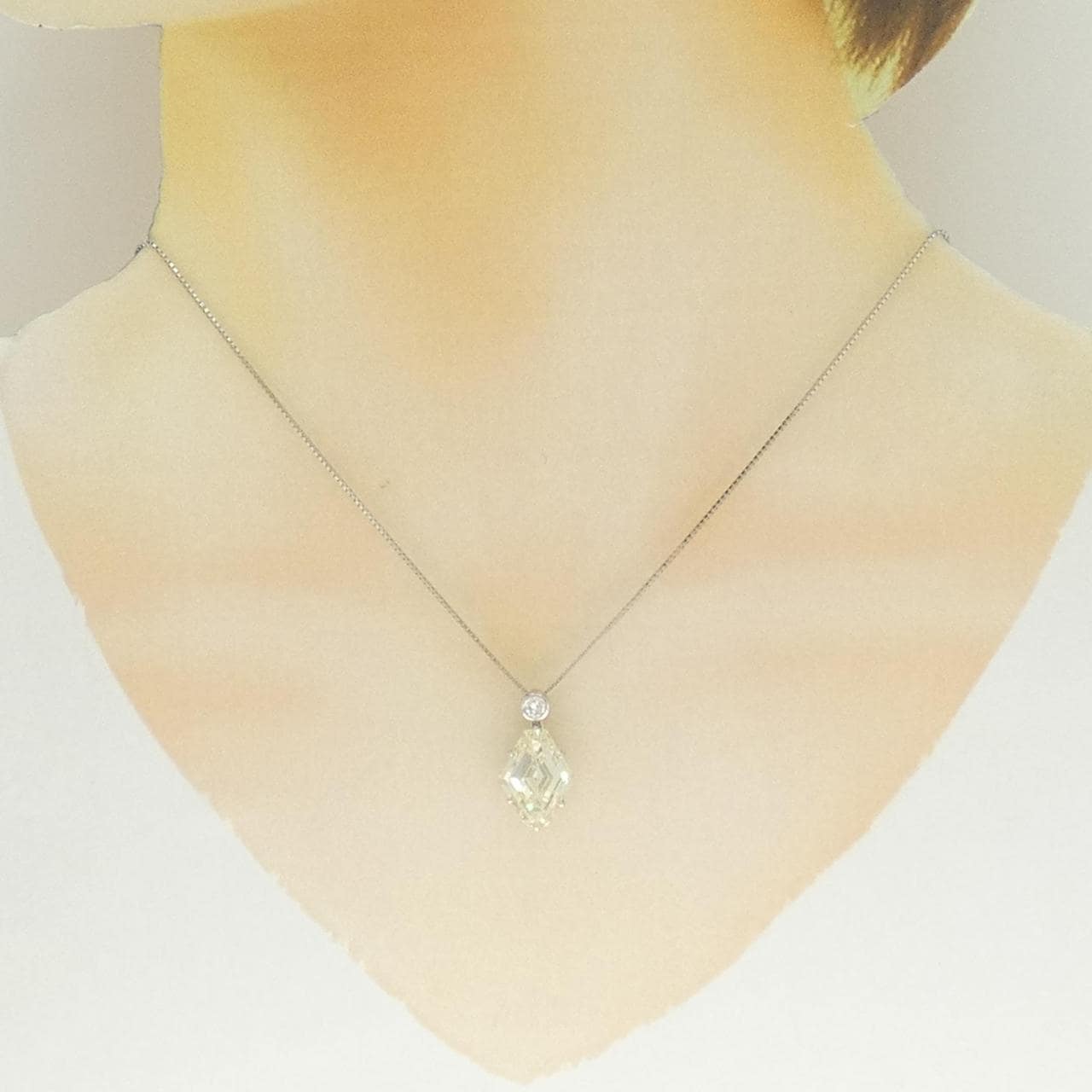 PT900/PT850 ダイヤモンド ネックレス 6.556CT