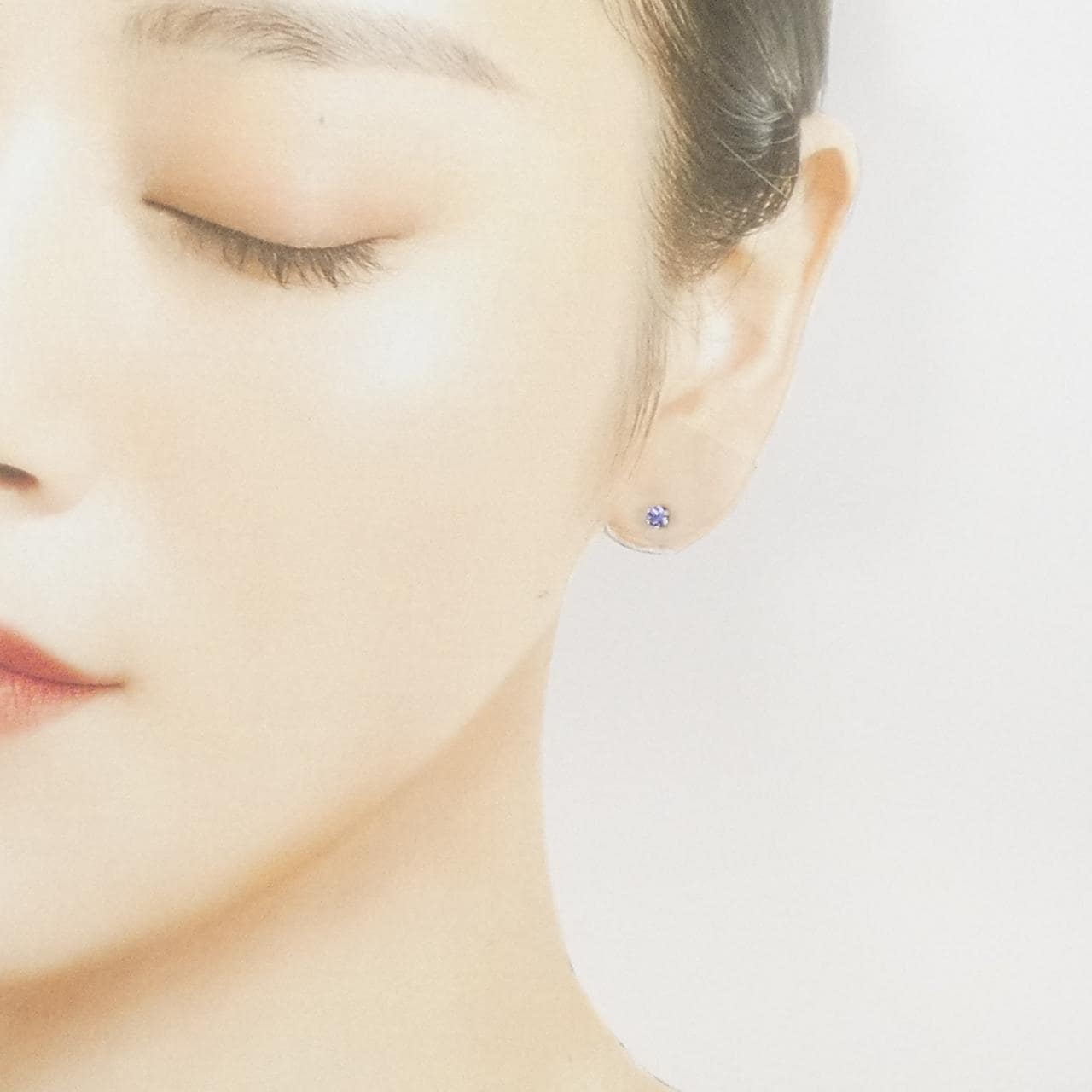 PT900 タンザナイト ピアス