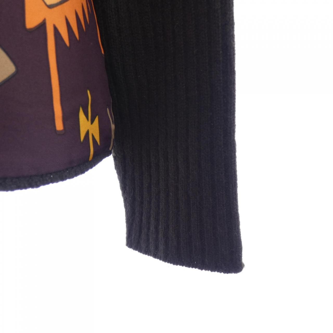 【ヴィンテージ】エルメス HERMES KILIM ツイルレーヌ. カーディガン