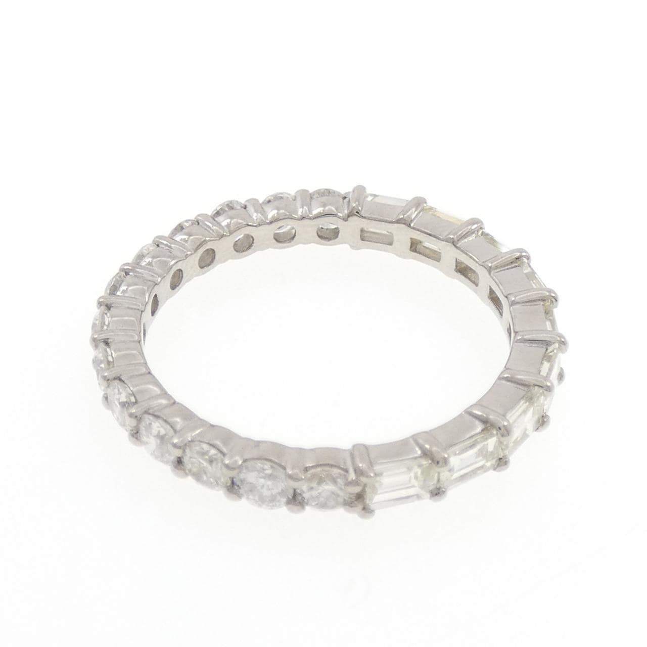 K18WG フルエタニティ ダイヤモンド リング 1.66CT