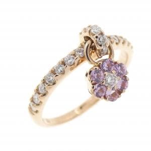 ポンテヴェキオ フラワー サファイヤ リング 0.10CT