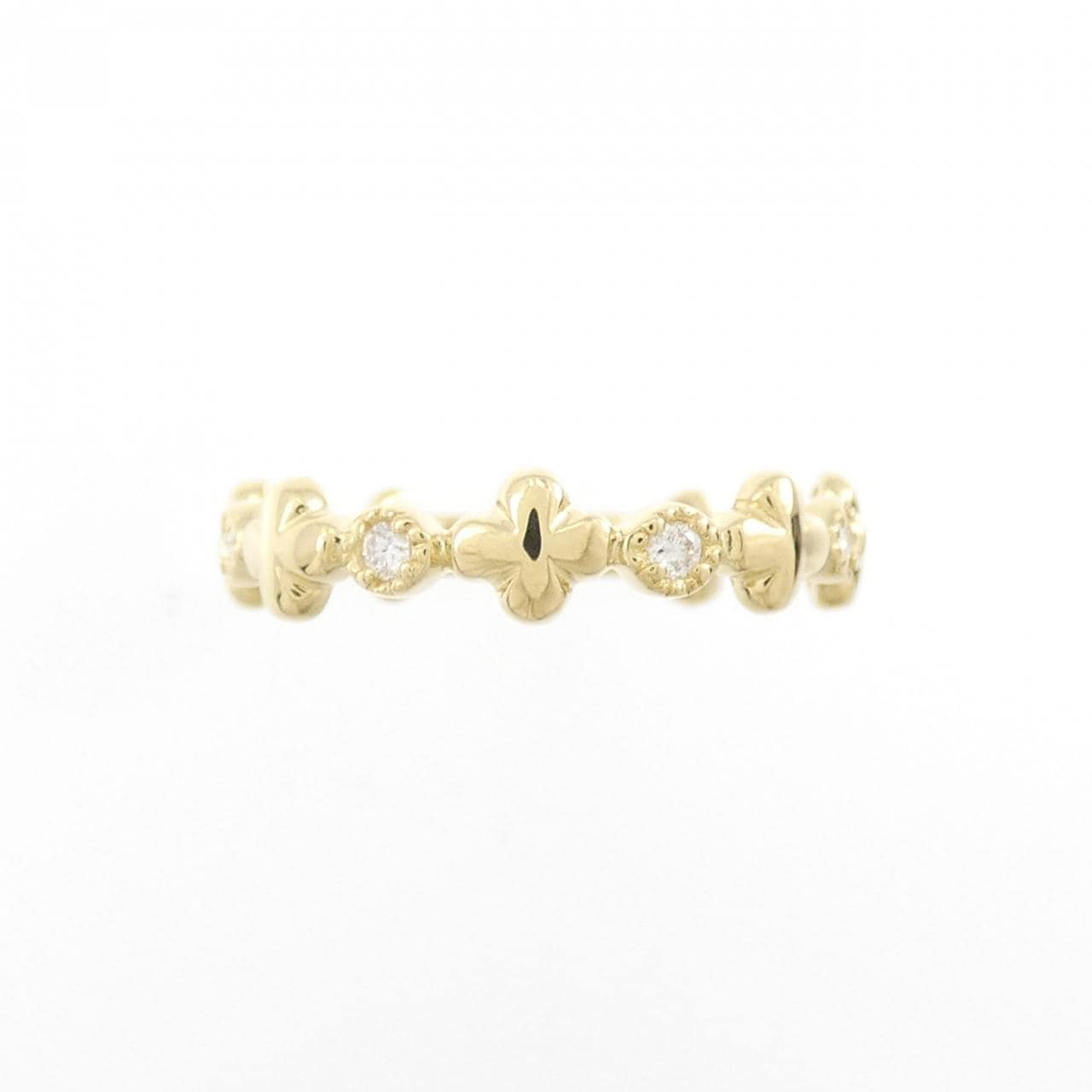 K18YG ダイヤモンド ピンキーリング 0.06CT
