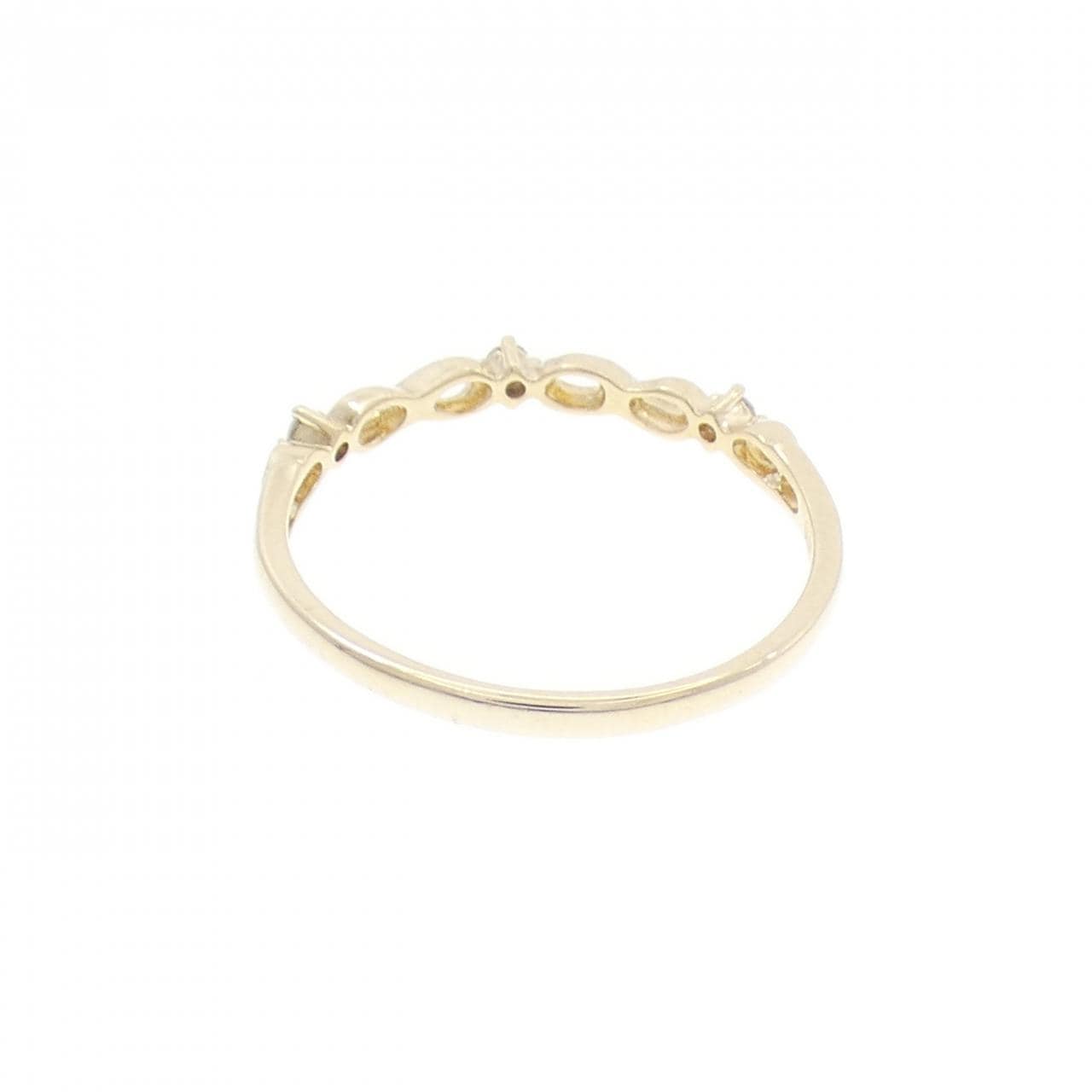 K10YG ダイヤモンド ピンキー リング