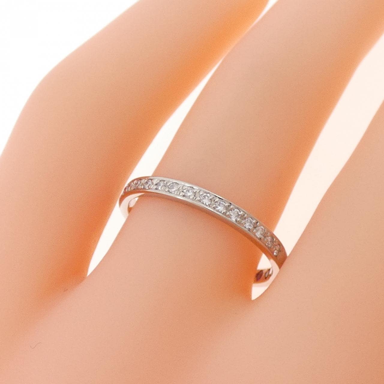 PT950 ダイヤモンド リング 0.10CT