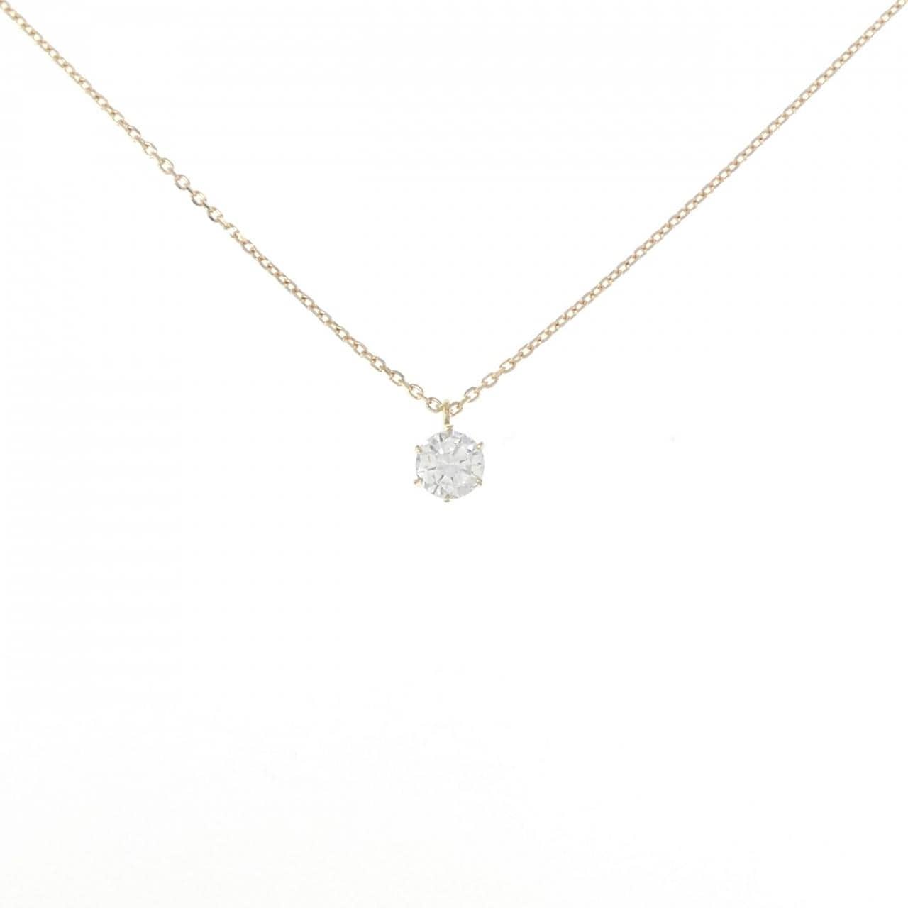 [BRAND NEW] K18YG Diamond Necklace 0.229CT G SI1 Good