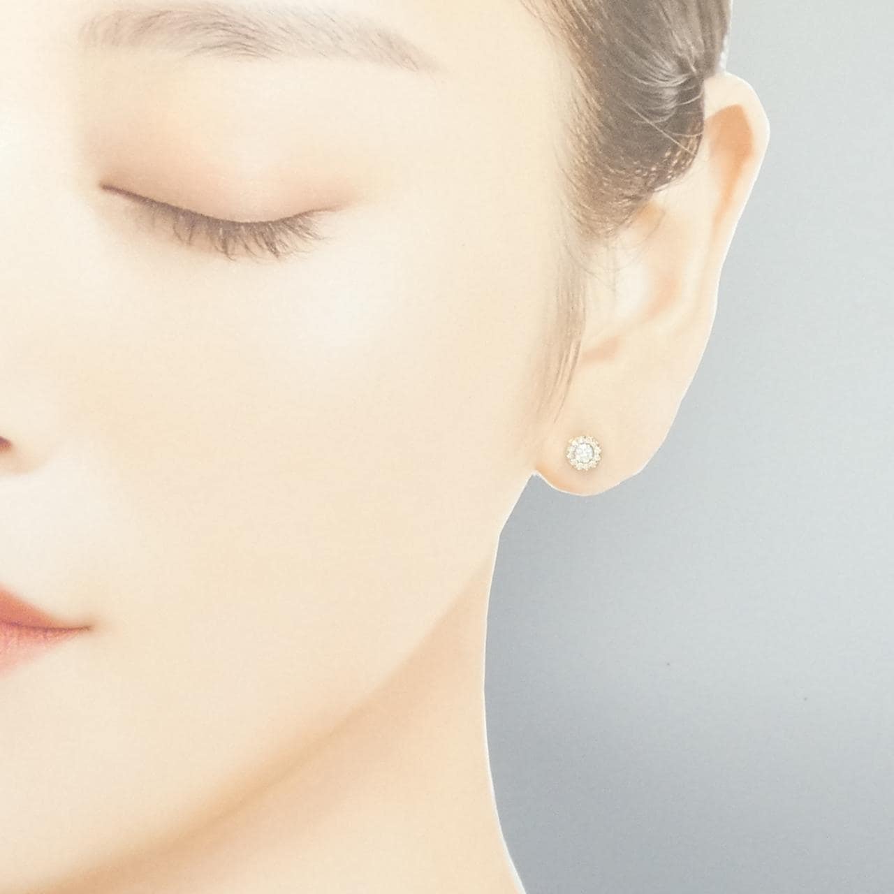 【リメイク】K18YG ダイヤモンド ピアス 0.30CT