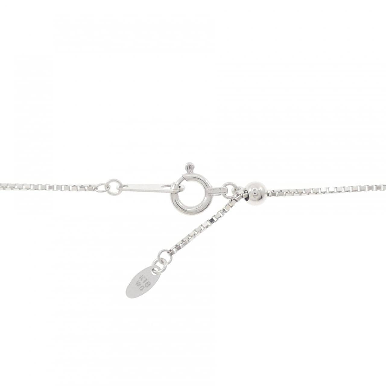 K18WG サファイヤ ネックレス 1.00CT