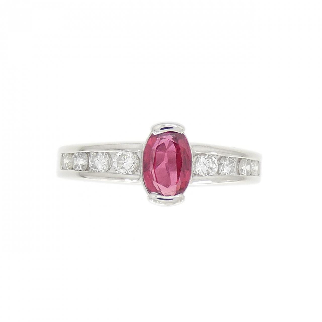 PT900 ルビー リング 0.71CT