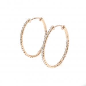 K18PG ダイヤモンド ピアス 0.90CT