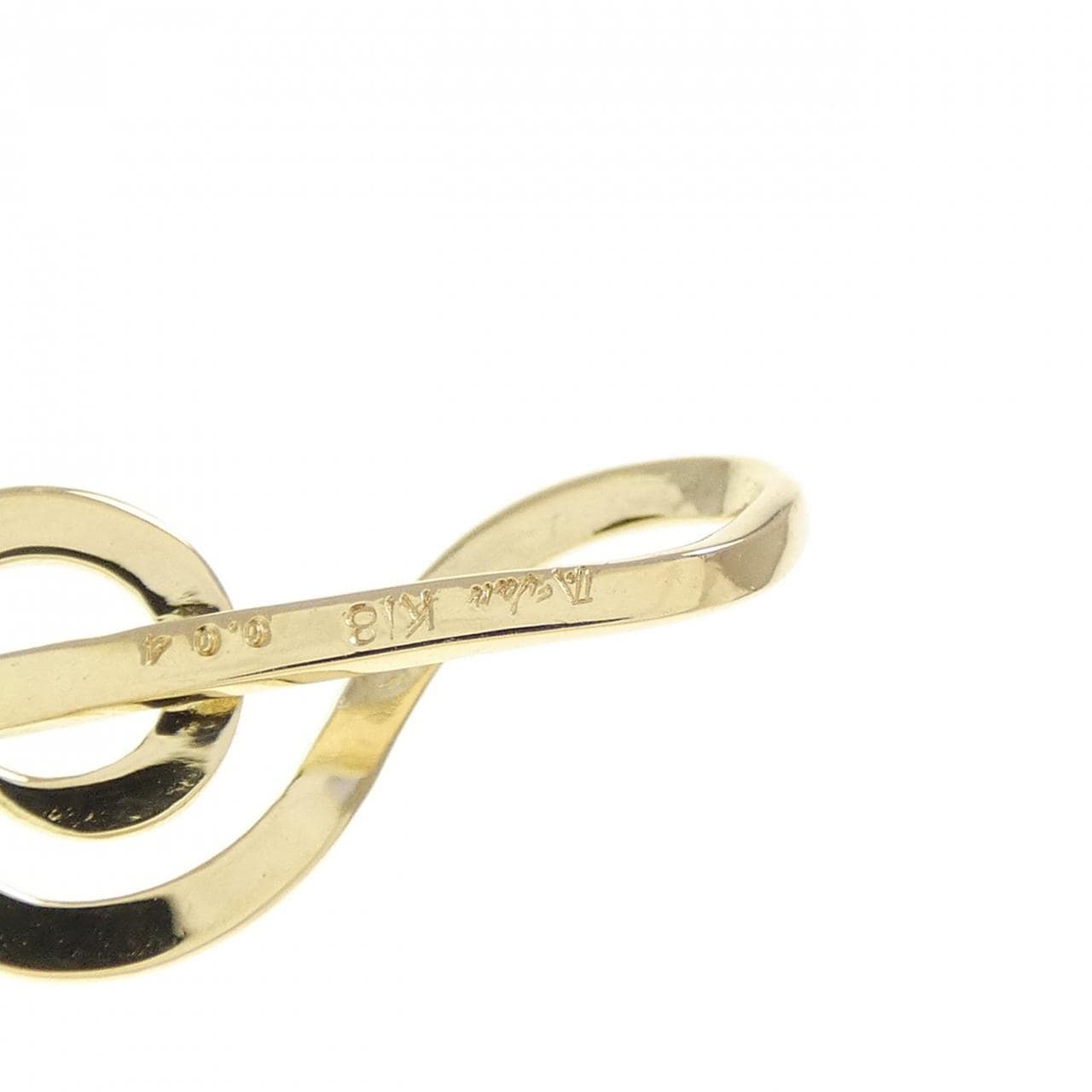 K18YG ダイヤモンド ペンダント 0.04CT