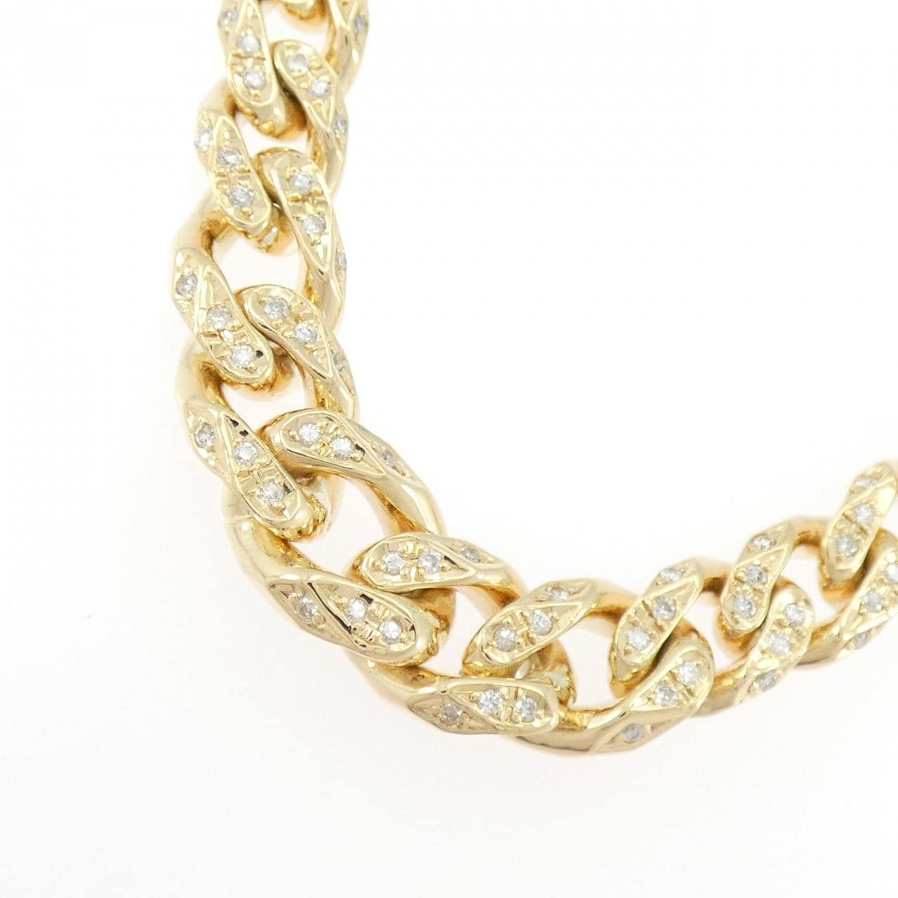 K18YG ダイヤモンド キヘイ ネックレス 0.40CT 45cm