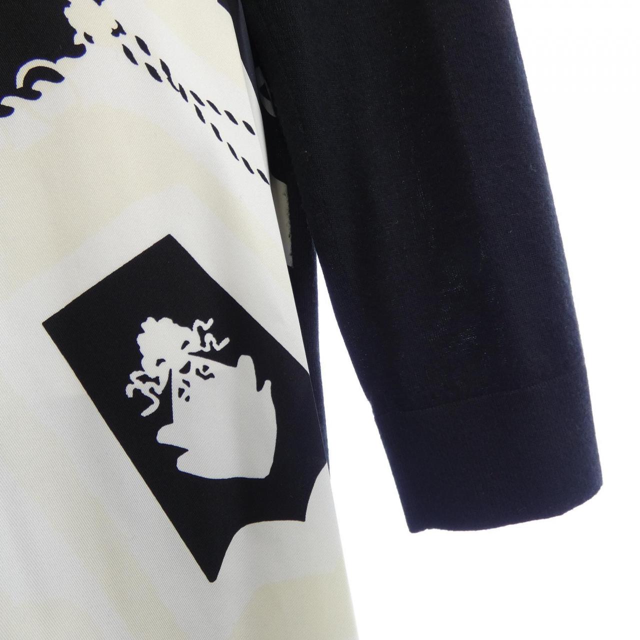 エルメス HERMES POSTE ET CAVALEIE *16-7760 ツイルレーヌ ワンピース