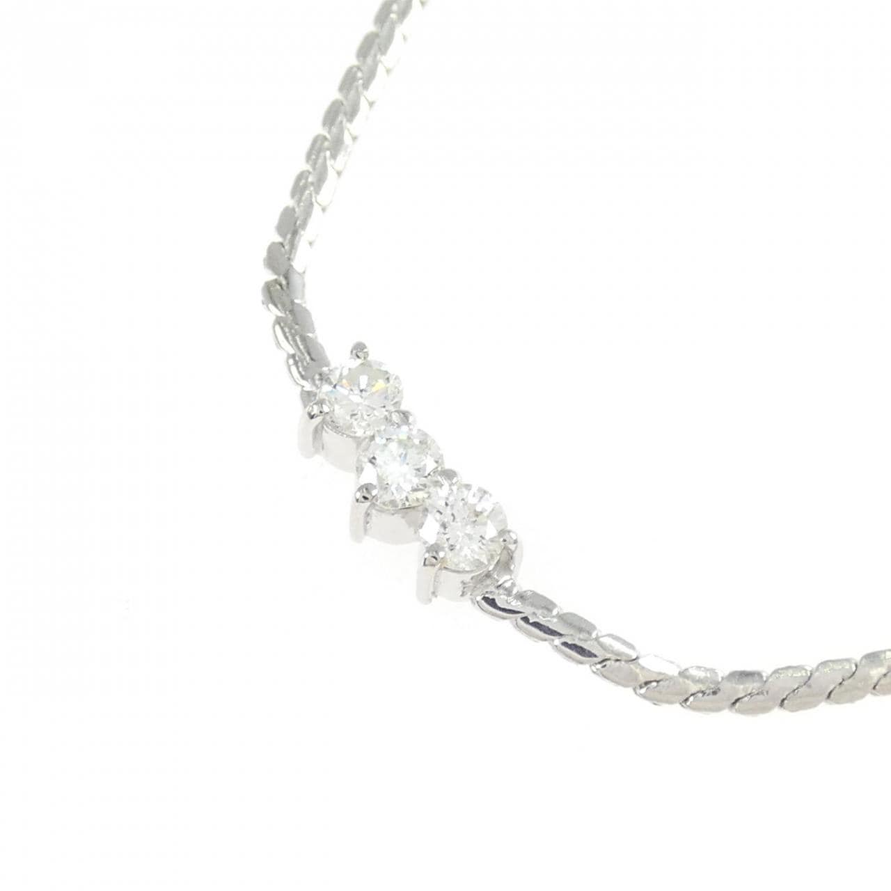 PT850 ダイヤモンド ネックレス 0.23CT