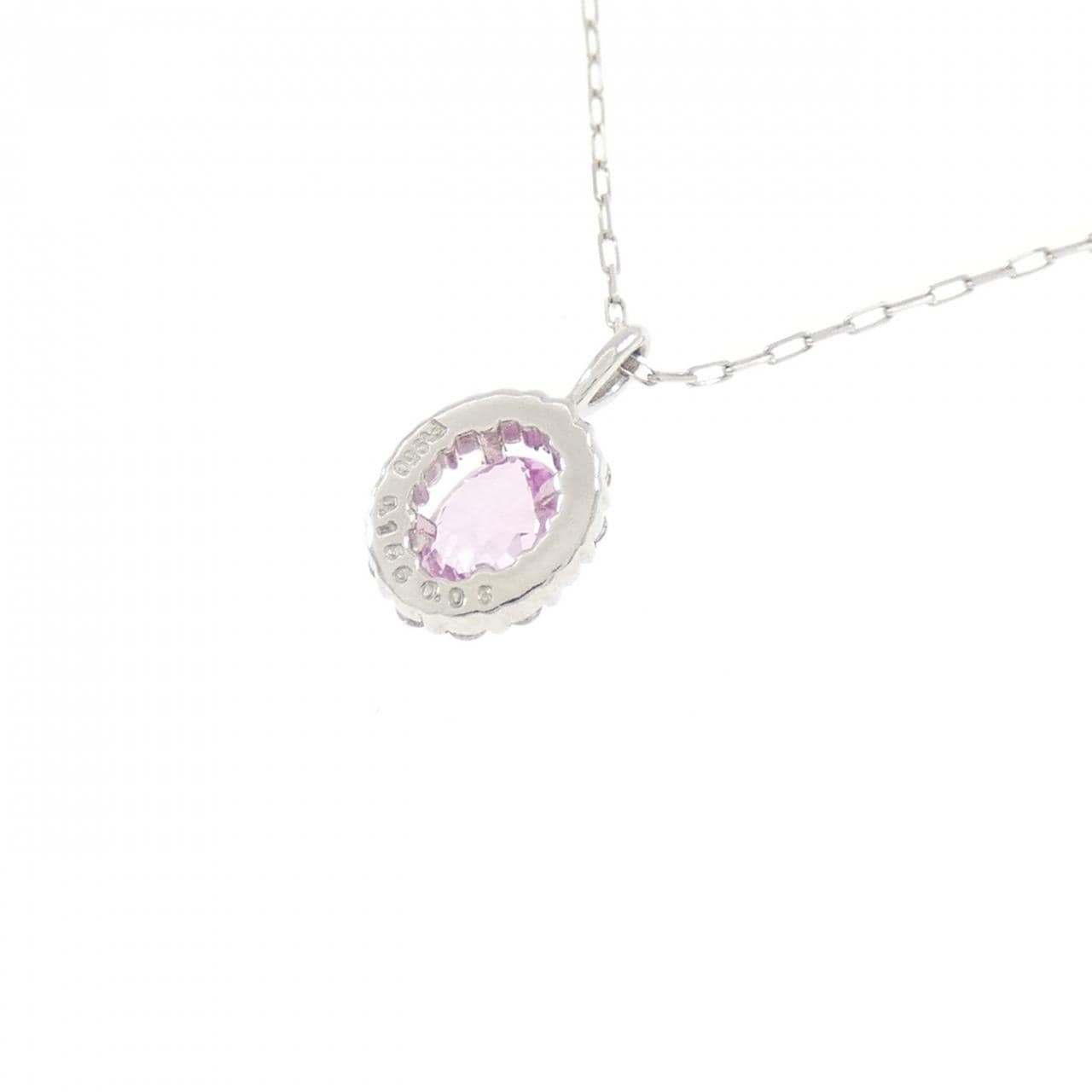 PT950/PT900 サファイヤ ネックレス 0.156CT