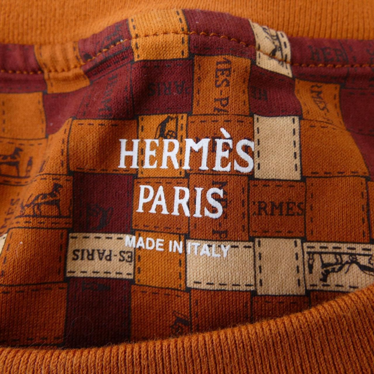 エルメス HERMES BOLDUC AU CARRE ボルデュックチェック 5E4645DK Tシャツ