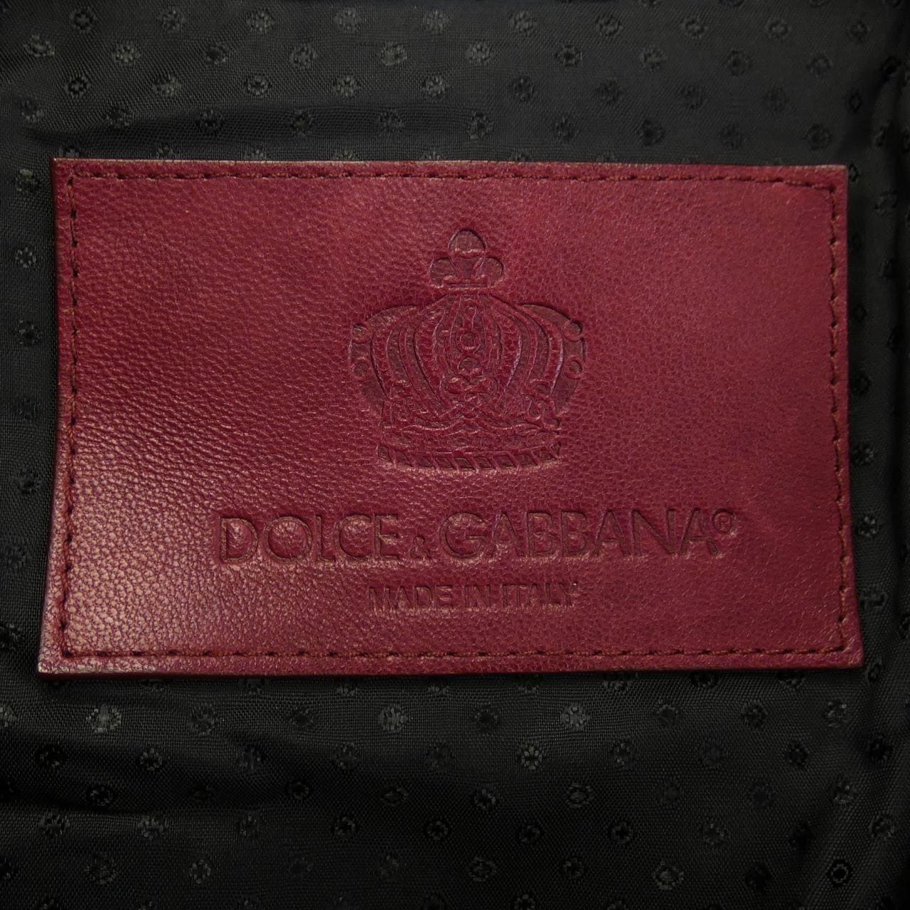 Dolce DOLCE&GABBANA Gabbana leather jacket