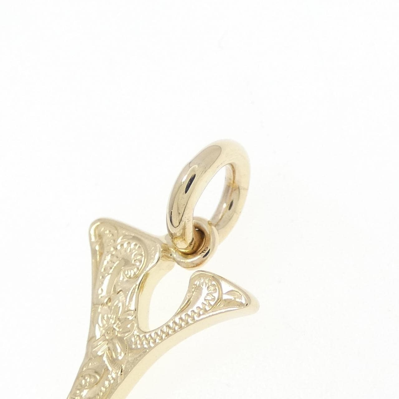 14KYG イニシャルY ペンダント