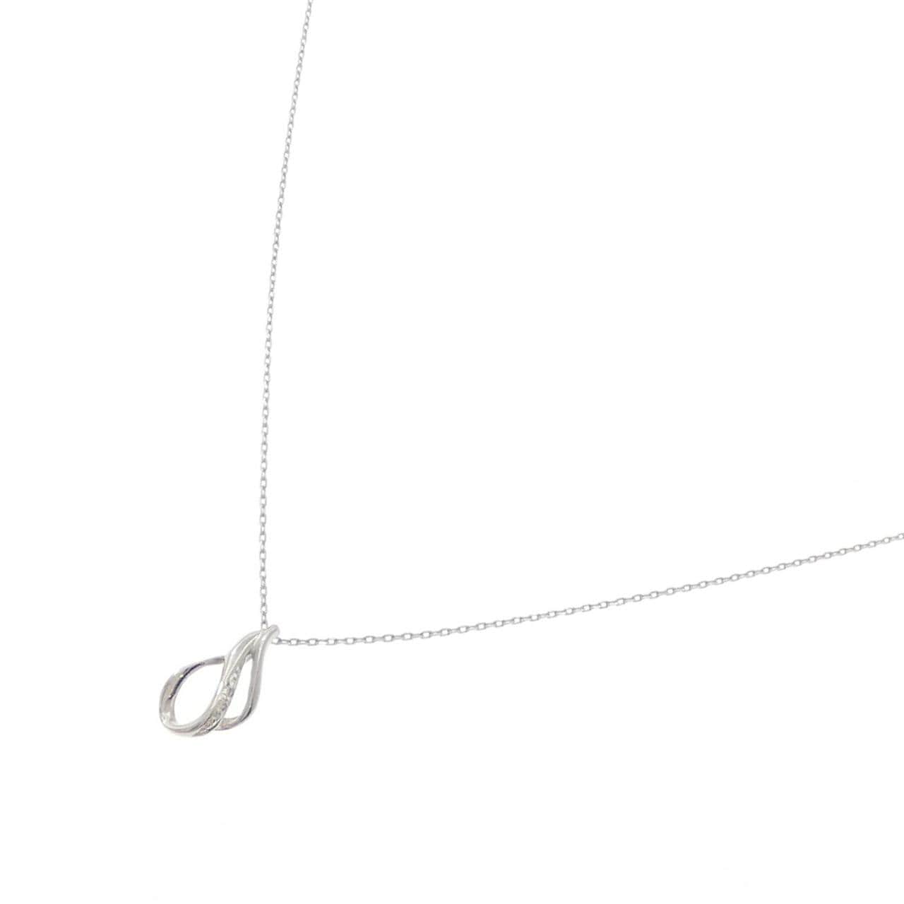 PT900/PT850 ダイヤモンド ネックレス 0.01CT