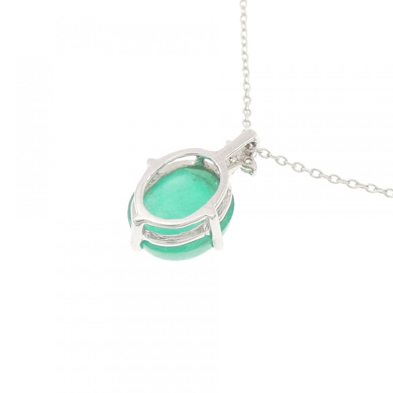 K18WG エメラルド ネックレス 2.00CT